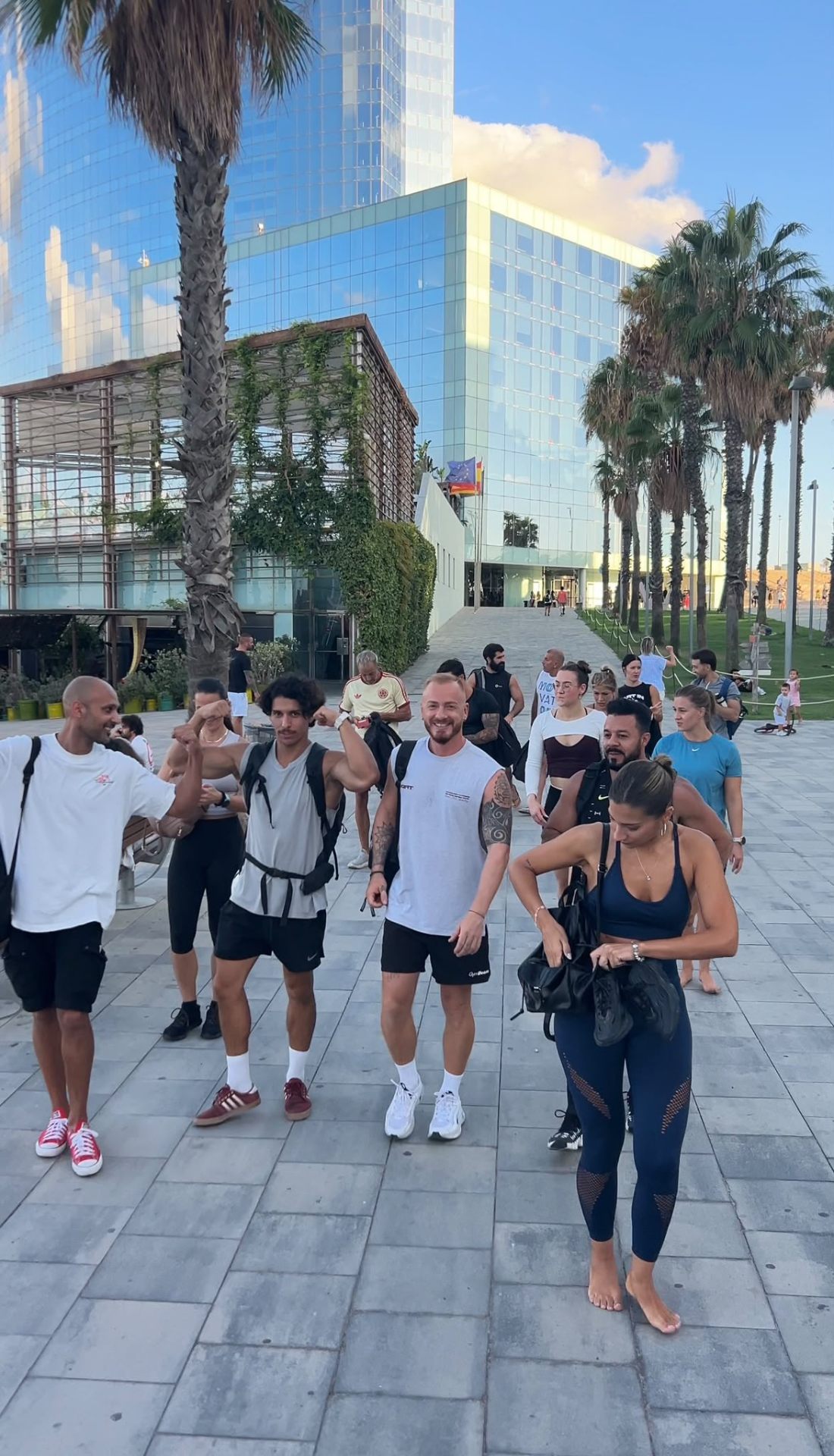 Endurance BCN community together after training at W Barcelona
